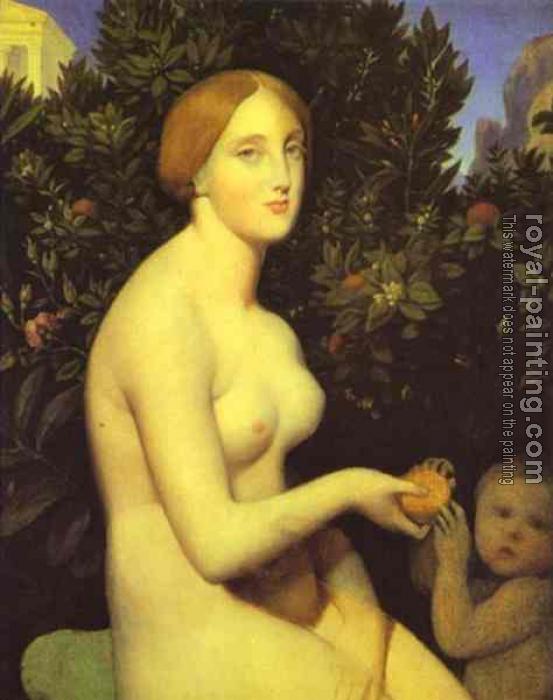 Jean Auguste Dominique Ingres : Venus at Paphos II